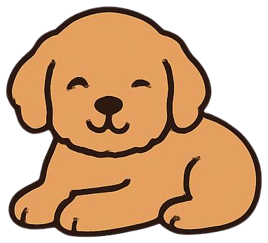 Maple — hand-drawn goldendoodle